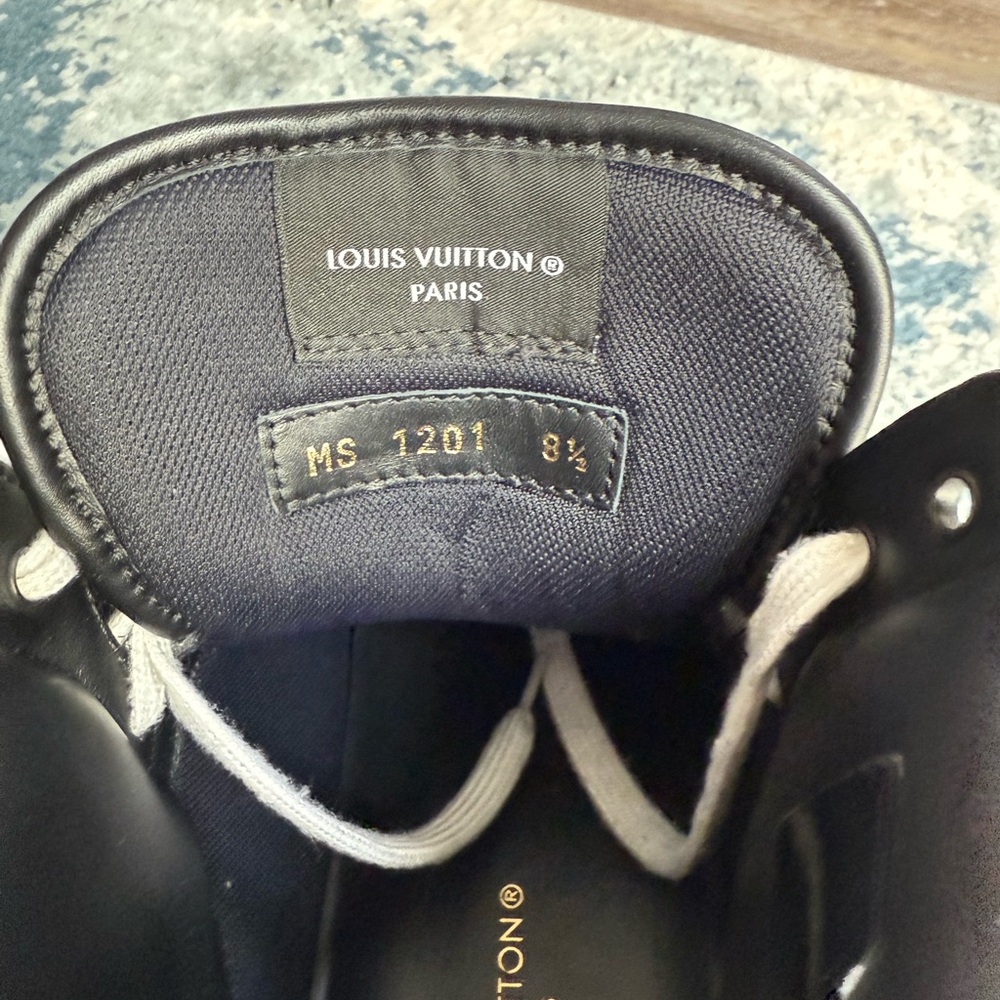 Louis Vuitton Black and White Men's high top shoes. - Picture 6 of 7